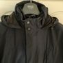 Mens Navy coat with Stormwear from M&S Image 10