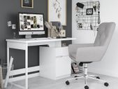 Alphason Bridport Desk White Gloss - Aw3130