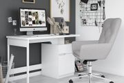 Alphason Bridport Desk White Gloss - Aw3130