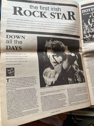 Rory Gallagher Commemorative Edition - Hot Press