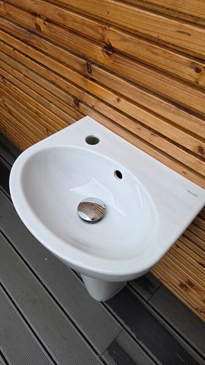Cersanit pedestal washbasin