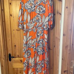 Fee G Faye orange dress sz 12 brand new