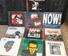 Job lot of CD'S and DVD'S U2 , Metallica, Hendrix