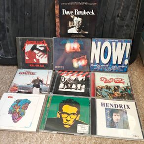 Job lot of CD'S and DVD'S U2 , Metallica, Hendrix