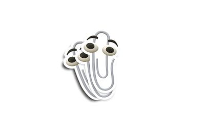 Clippy Stickers 2-Pack
