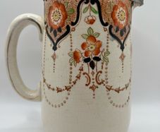1920s pitcher with pewter lid