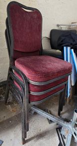 3 x Banquet Stacking Chairs