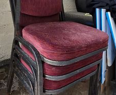 3 x Banquet Stacking Chairs