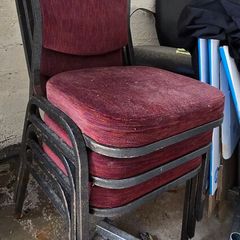 3 x Banquet Stacking Chairs