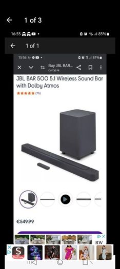sound bar jbl