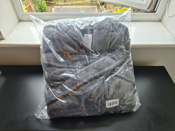 French Connection Dressing Gown Charcoal New