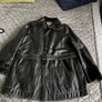 Beautiful Leather Trench Coat Image 7
