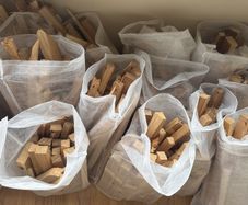 Dry Wooden Kindling for Stoves and Open Fires