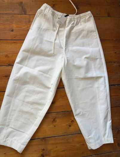 Primark Edit white barrel leg trousers BNWT