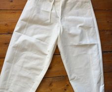 Primark Edit white barrel leg trousers BNWT