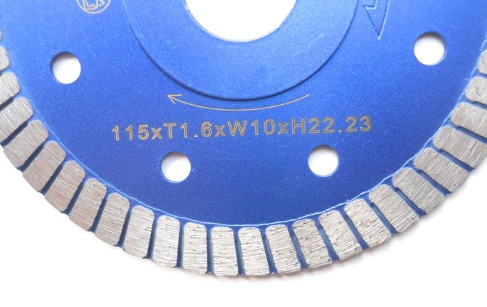 115mm Thin Porcelain Diamond Blade