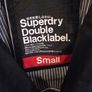 SUPERDRY Men's Double Black Trench Coat Image 2