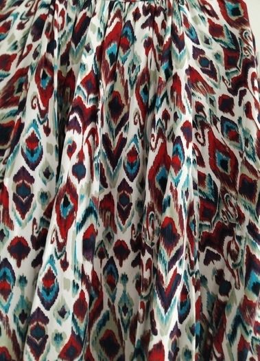Multicoloures tie sleave Top size 12