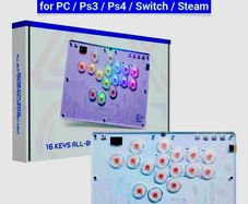 Professional 16 Keys All Button Arcade Controller