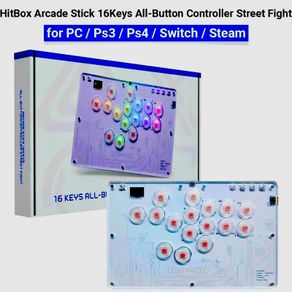 Professional 16 Keys All Button Arcade Controller