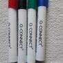 Q Connect Whiteboard Marker Medium Bullet Assorted 4 Loose Home Office School College Image 2