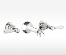 HALF PRICE crosswater 3th wall mounted chrome mixer(2 instock)