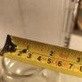 Krosno Poland Heavy Clear Lead Crystal Etched Floral  Bud Vase Image 5