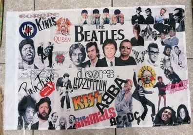Music Legends flag 3ft x 2ft.