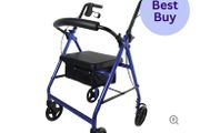 4 wheeled mobility rollator, barely used RRP 179