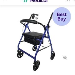 4 wheeled mobility rollator, barely used RRP 179