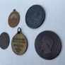 Collection of 5 antique coins / medals -  1800-1907 Image 5