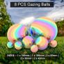 8 Pcs Stainless Steel Multi Colour Gazing Ball for Home Garden Ornament Decorations, 42-150 mm Mirror Polished Hollow Ball Reflective (FREE SHIPPING) Image 8