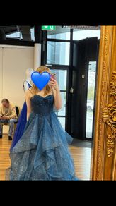 Midnight Blue Hollywood ballroom style dress