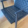 Lounge chair black leather look Edderup Image 9