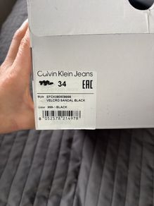 Calvin Klein sandals size UK2
