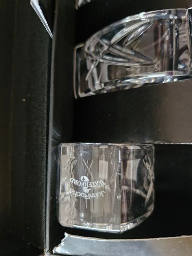 John Rocha Napkin Rings and Shot Glasses