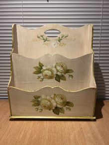 Large Freestanding Magazine Holder