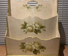 Large Freestanding Magazine Holder