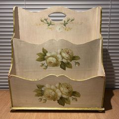 Large Freestanding Magazine Holder