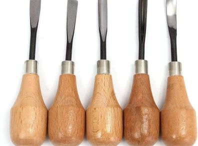 Working Tool Hand Carving Chisels Carving Spoons Bowls Set DIY Tools for Lathe Woodcut