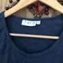 Grey cable knit effect dress Image 3