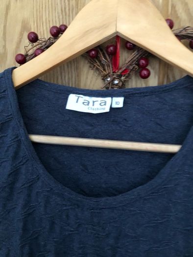 Grey cable knit effect dress