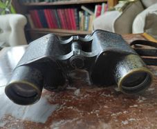 Vintage military field binoculars
