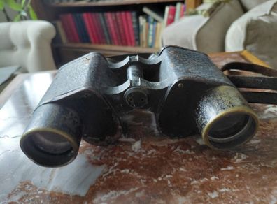 Vintage military field binoculars