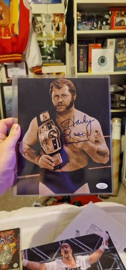 Harley Race Autograph With COA - WWE