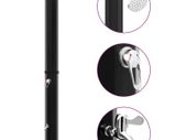 Outdoor Solar Shower with Shower Head and Faucet 35 L Black