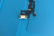 Genuine iPhone 11 Charging Port Flex Cable Lightning Connector OEM Pull - Silver