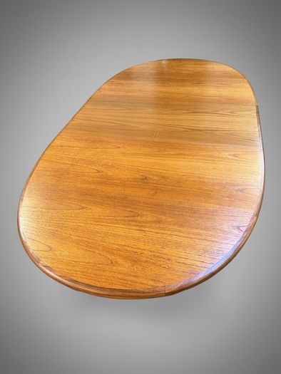 Mid-Century Teak G-Plan "Whale Tail" Extending Dining Table