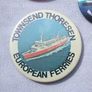 CAR FERRY button badges x 5 different types (1980's) Image 4