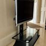 TV Screen and Stand Image 3